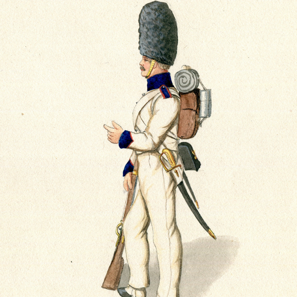 Mecklenburg-Schwerin. Grenadier der Garde. 1813.