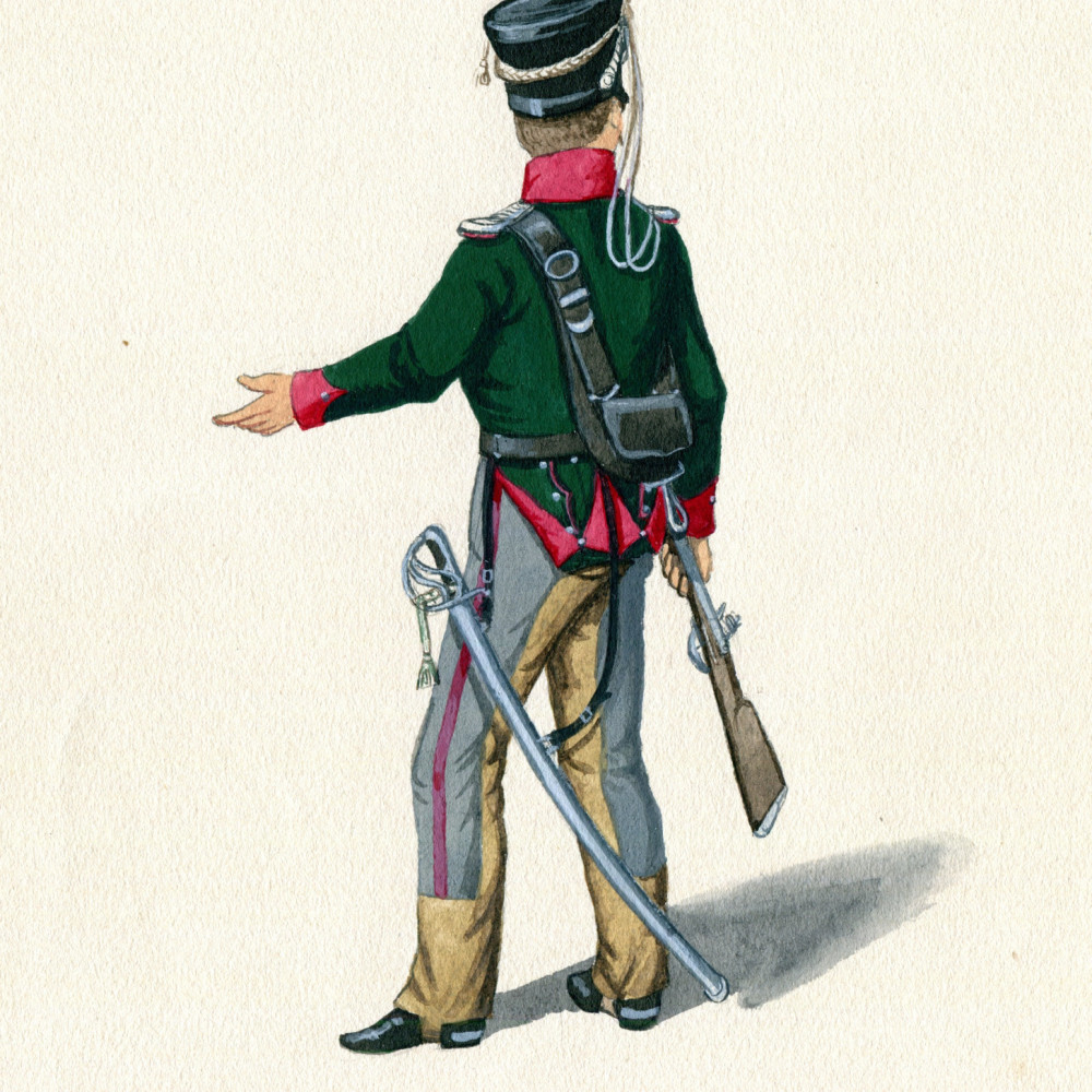 Anhalt. Reitender Jäger. 1813.