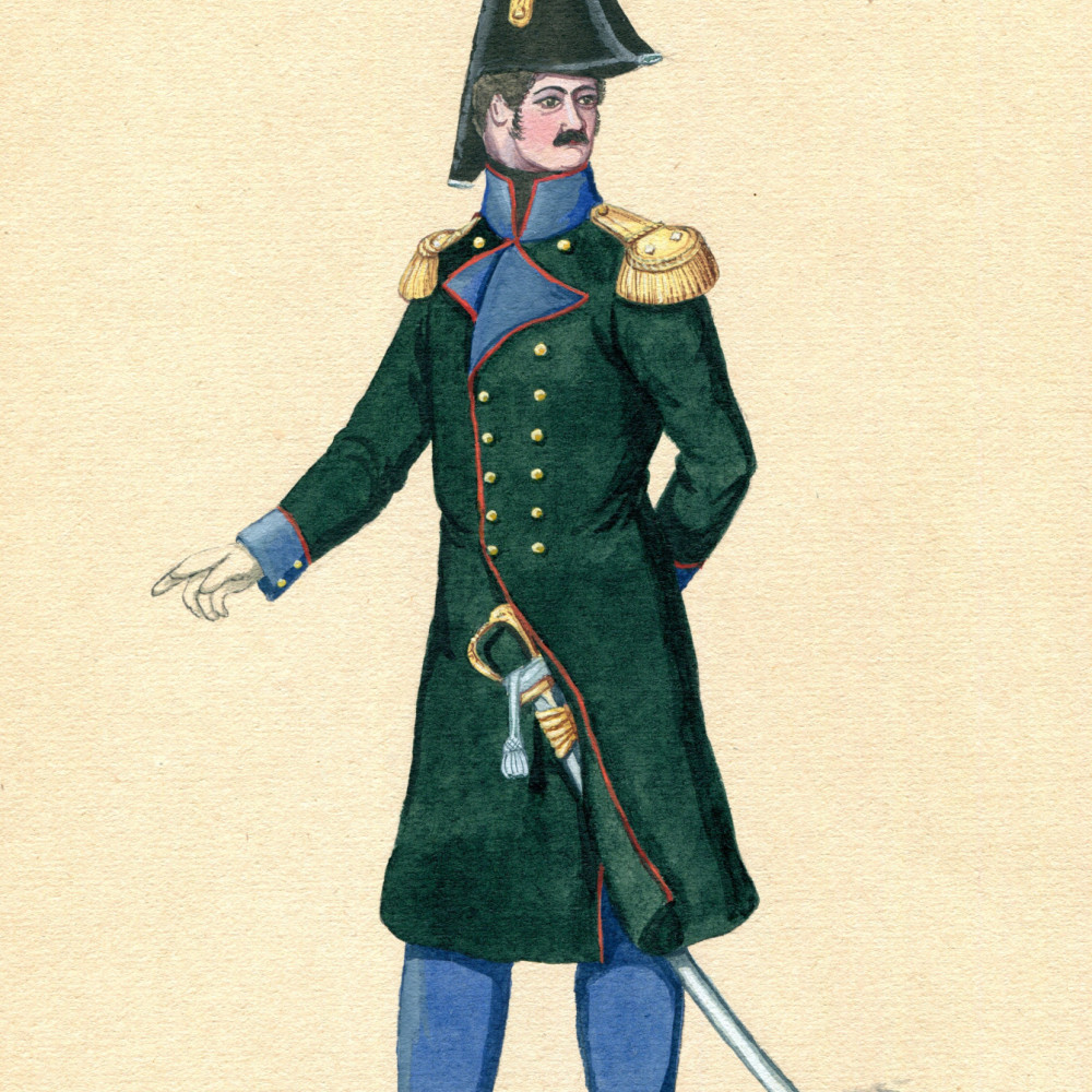 Linien- Infanterie - Oberst Lieutenant