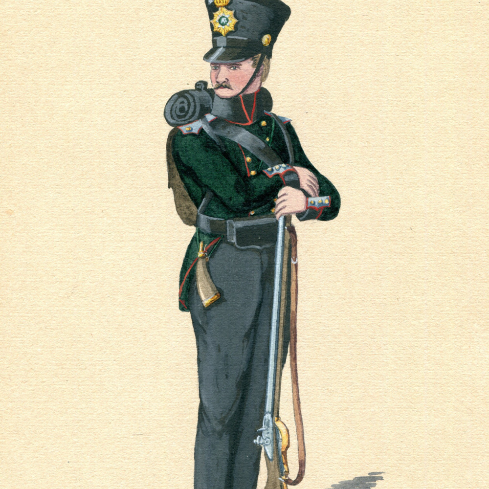 Halb-Brigade leichter Infanterie, 3. Schützen-Bataillon