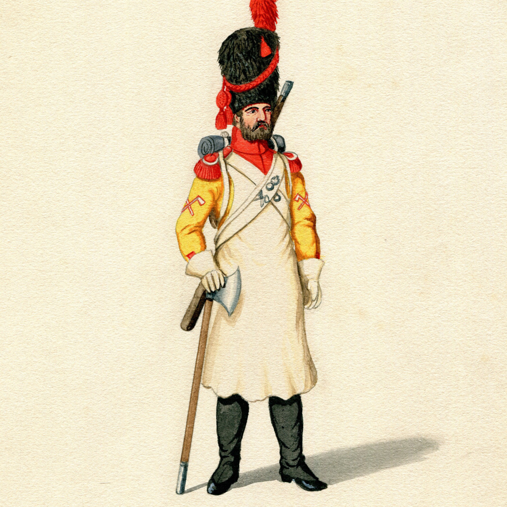 Neufchátel. Sappeur des Neueuenburger Infanterie-Bataillons.