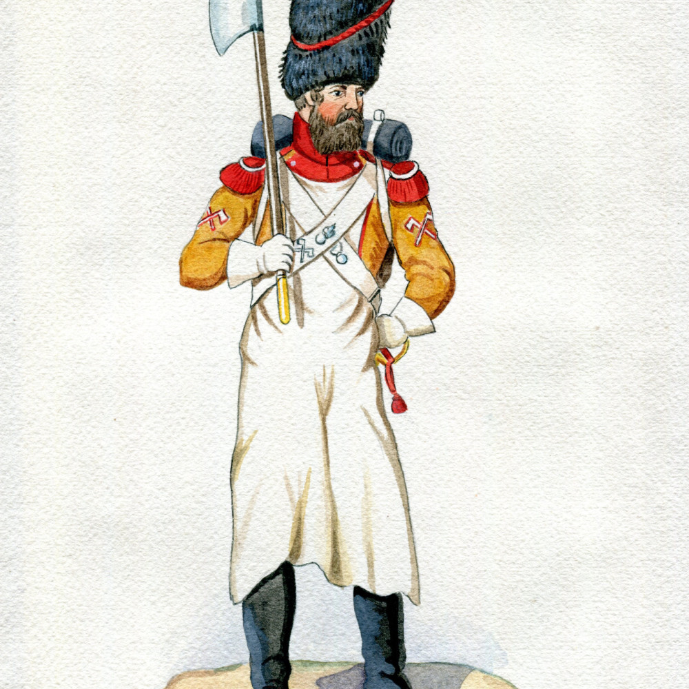 Neufchátel. Sappeur des Neueuenburger Infanterie-Bataillons.