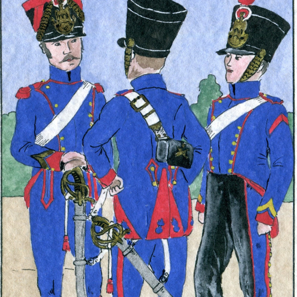 Artillerie zu Pferde. Maréchal des Logis und Kanoniere. 1812-15.