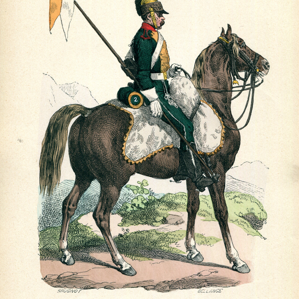 Französischer Chevau-Leger (1812).