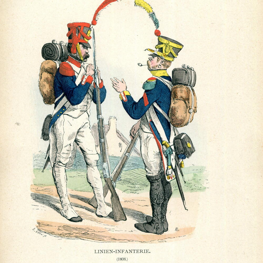 Linien-Infanterie (1808). Grenadier und Voltigeur.