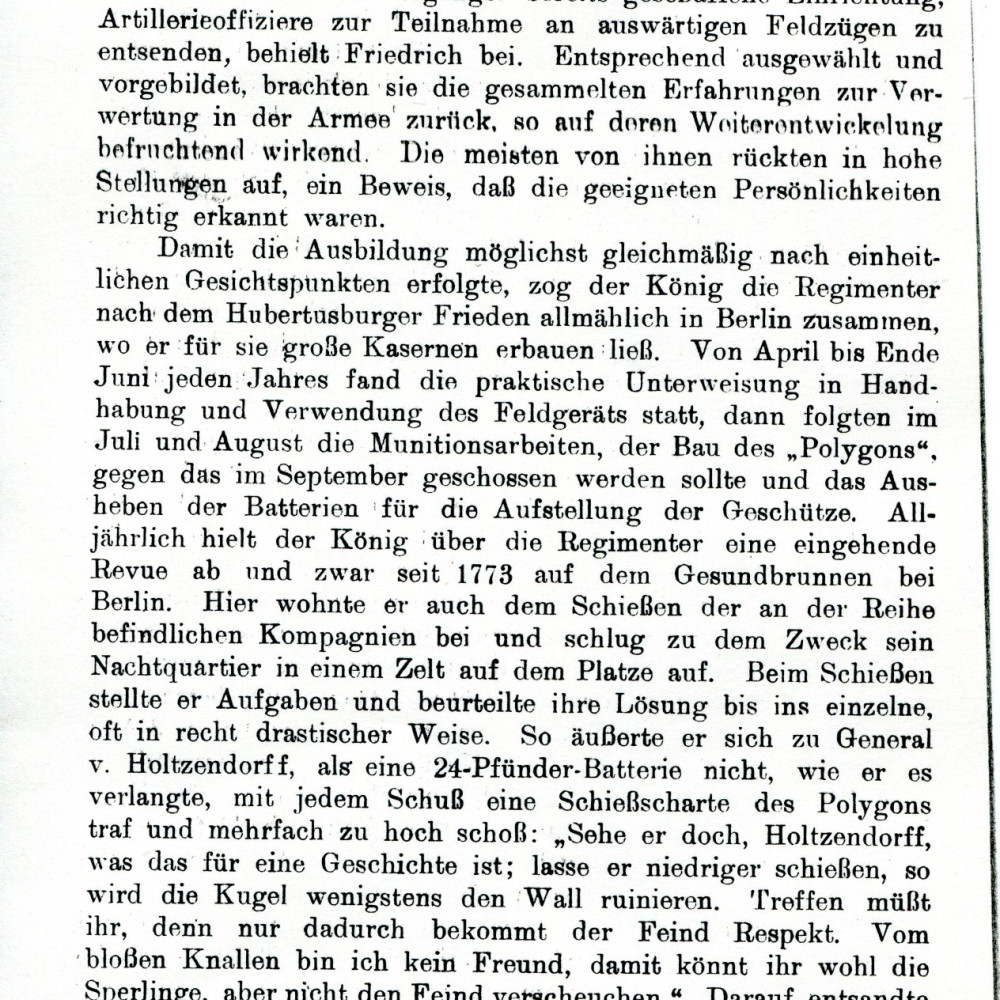 Friedrich der Große, in: Artilleristische Monatshefte, 1912, S. 10.