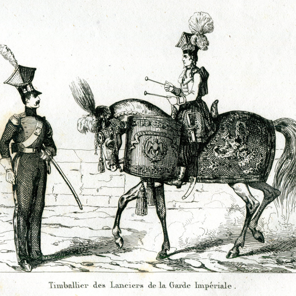 Frankreich - Kaisergarde - Lanzenreiter - Timbalier.