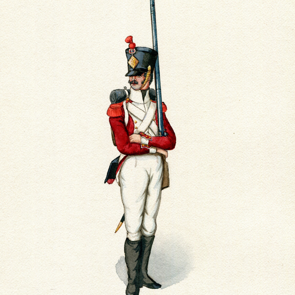 Frankreich. Grenadier aus dem Walliser Bataillon. 1805-11.