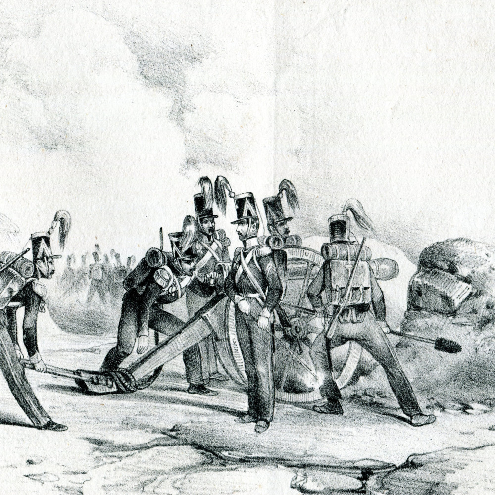 Frankreich. Artillerie. 1837.