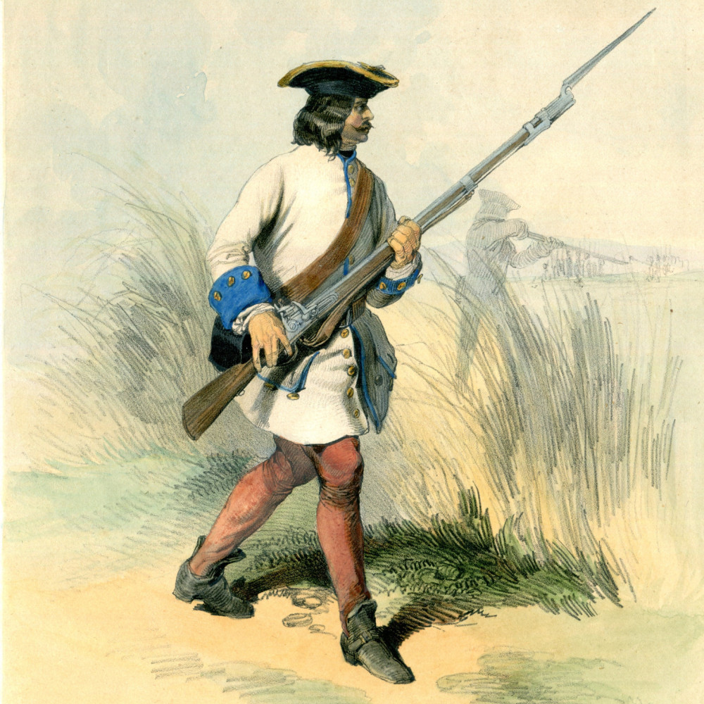 Das österreichische Heer von 1683 - 1748. Infanterist (20).