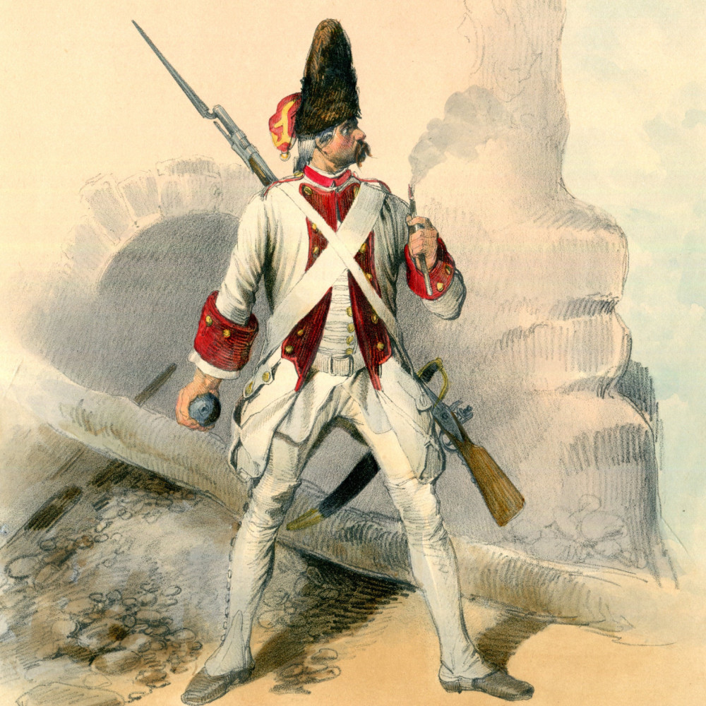 Das österreichische Heer von 1683 - 1748.  Grenadier (24).