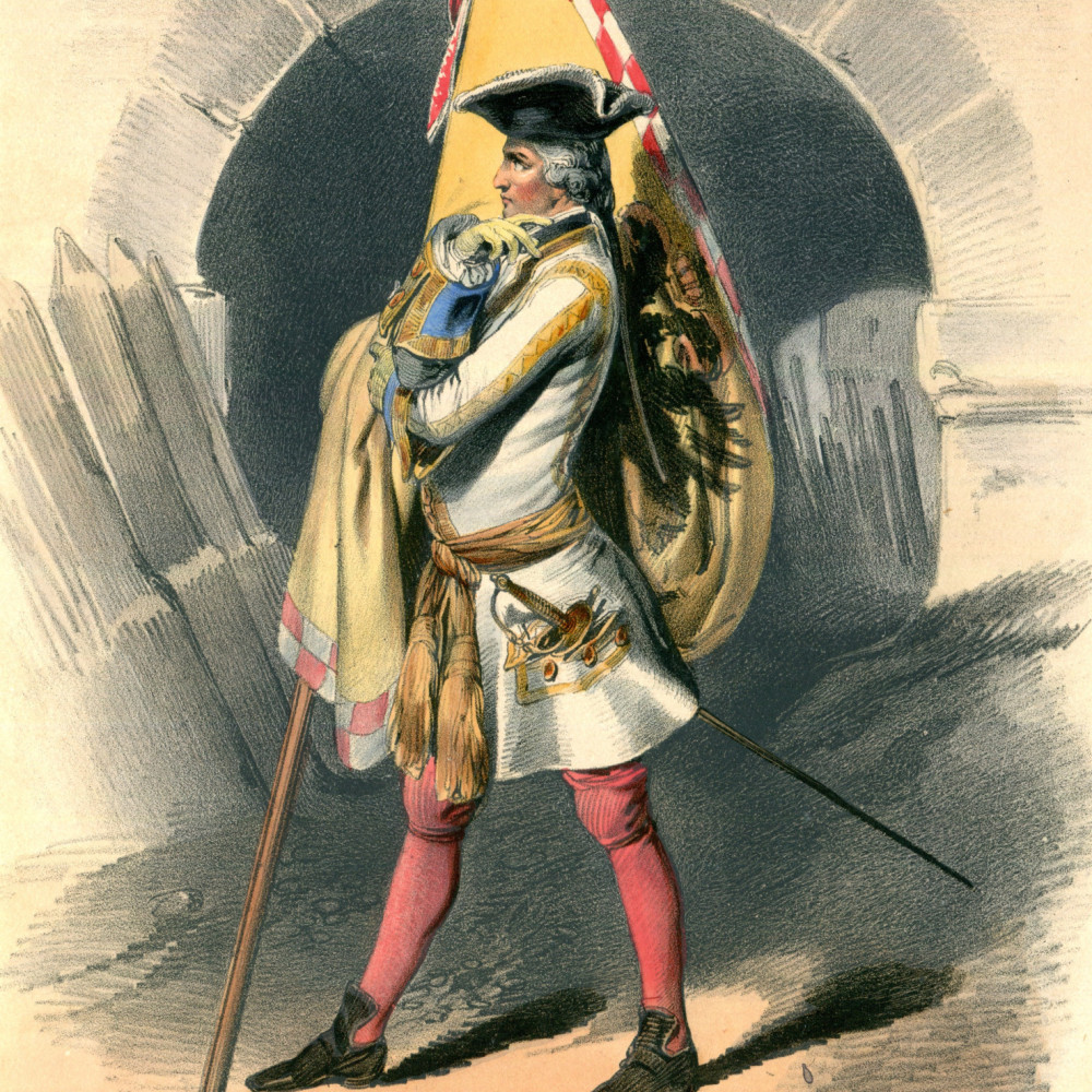 Das österreichische Heer von 1683 - 1748. Fahnen-Officier (27).