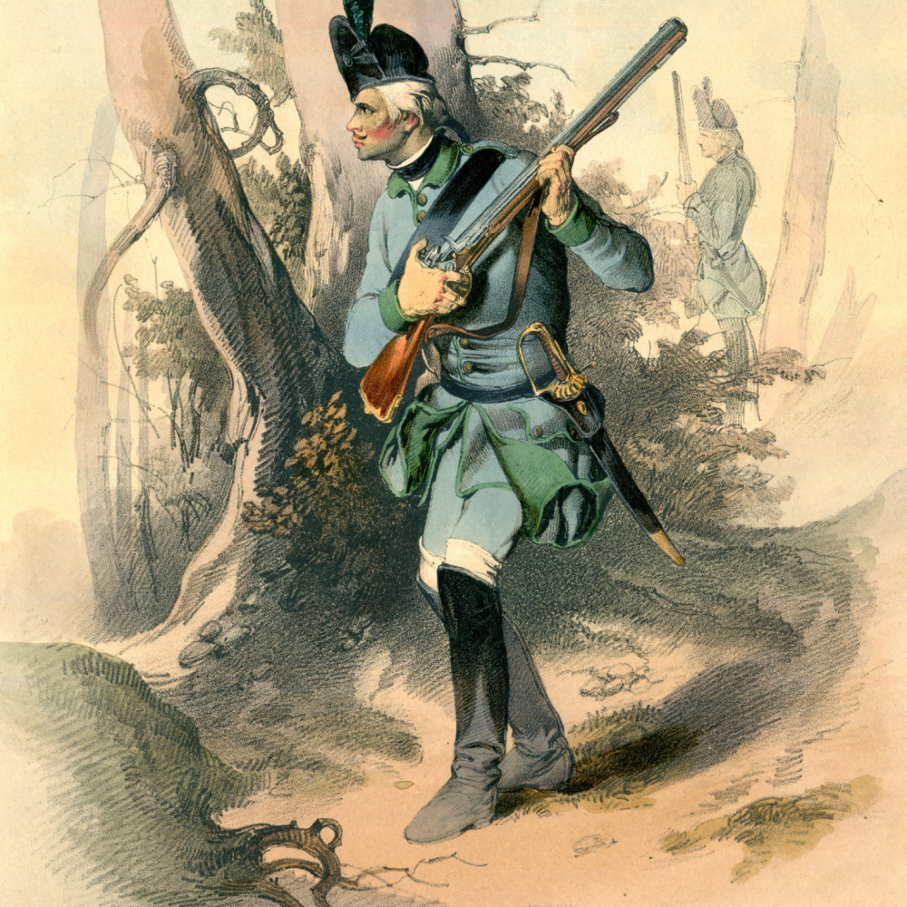 Das österreichische Heer von 1683 - 1748. Jäger (28).