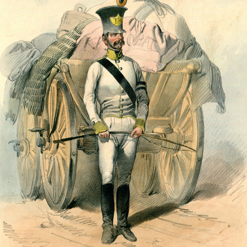 Das österreichische Heer von 1809 - 1835.  Militär-Fuhrwesen (76).