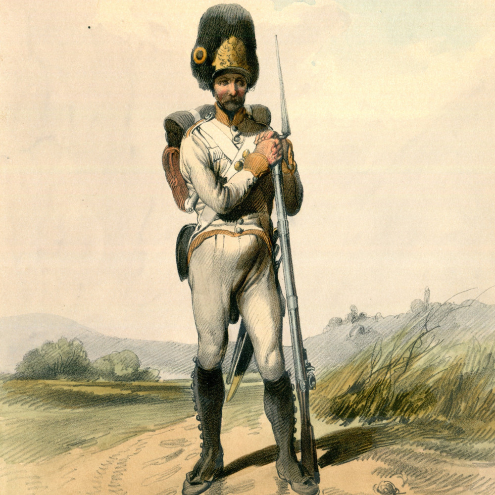 Das österreichische Heer von 1809 - 1835.  Grenadier-Deutsch (83).