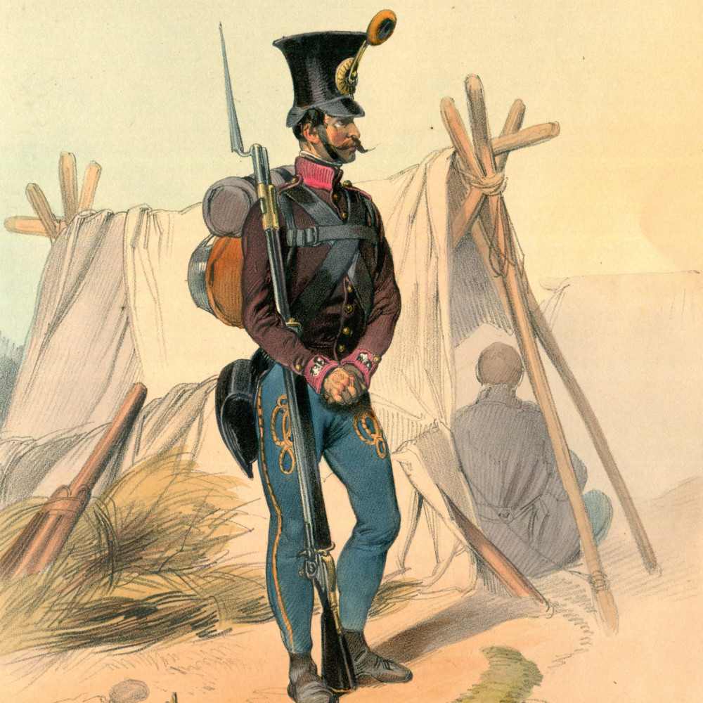 Das österreichische Heer von 1809 - 1835.  National-Gränz-Infanterie (86).