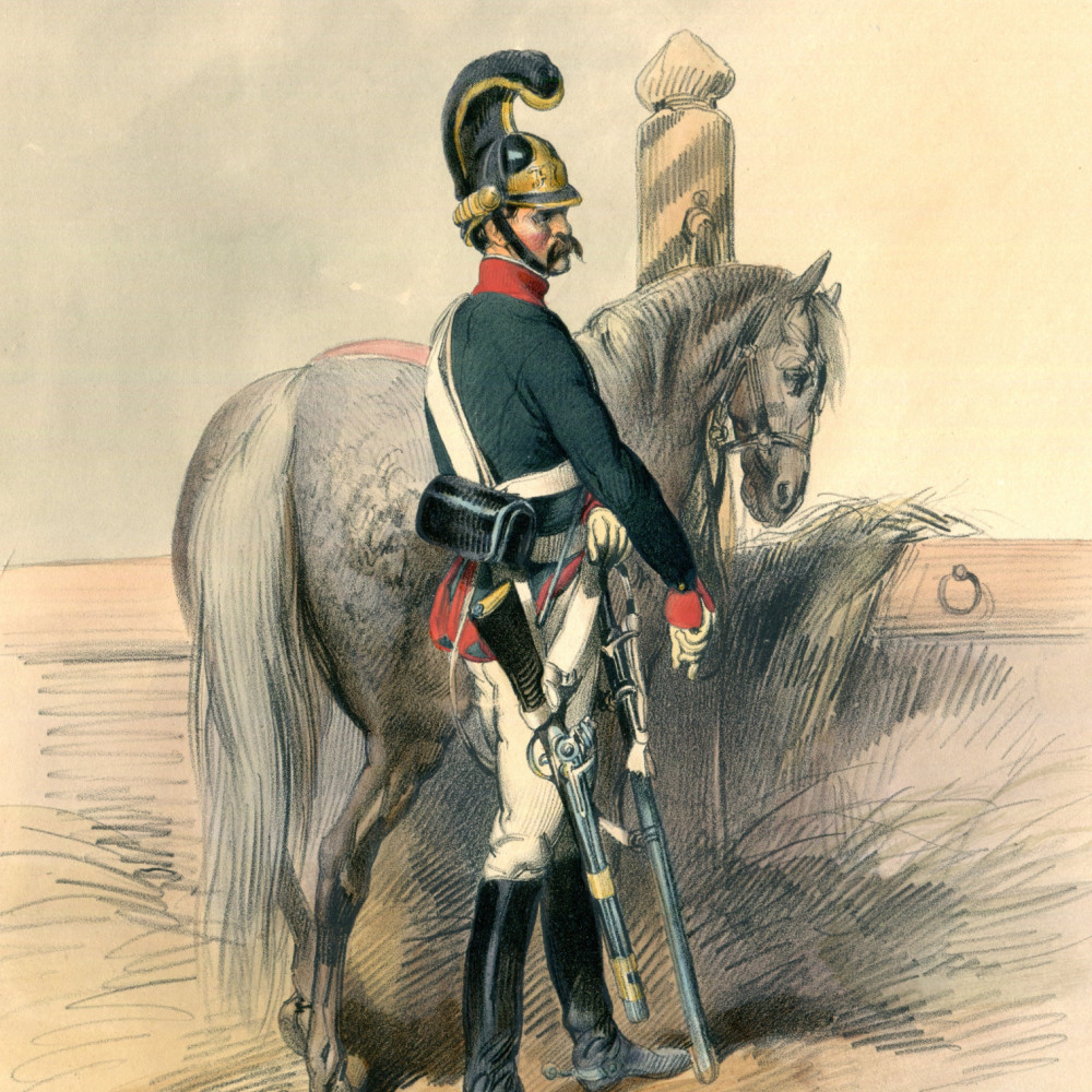 Das österreichische Heer von 1809 - 1835.  Chevaux-Leger (90).