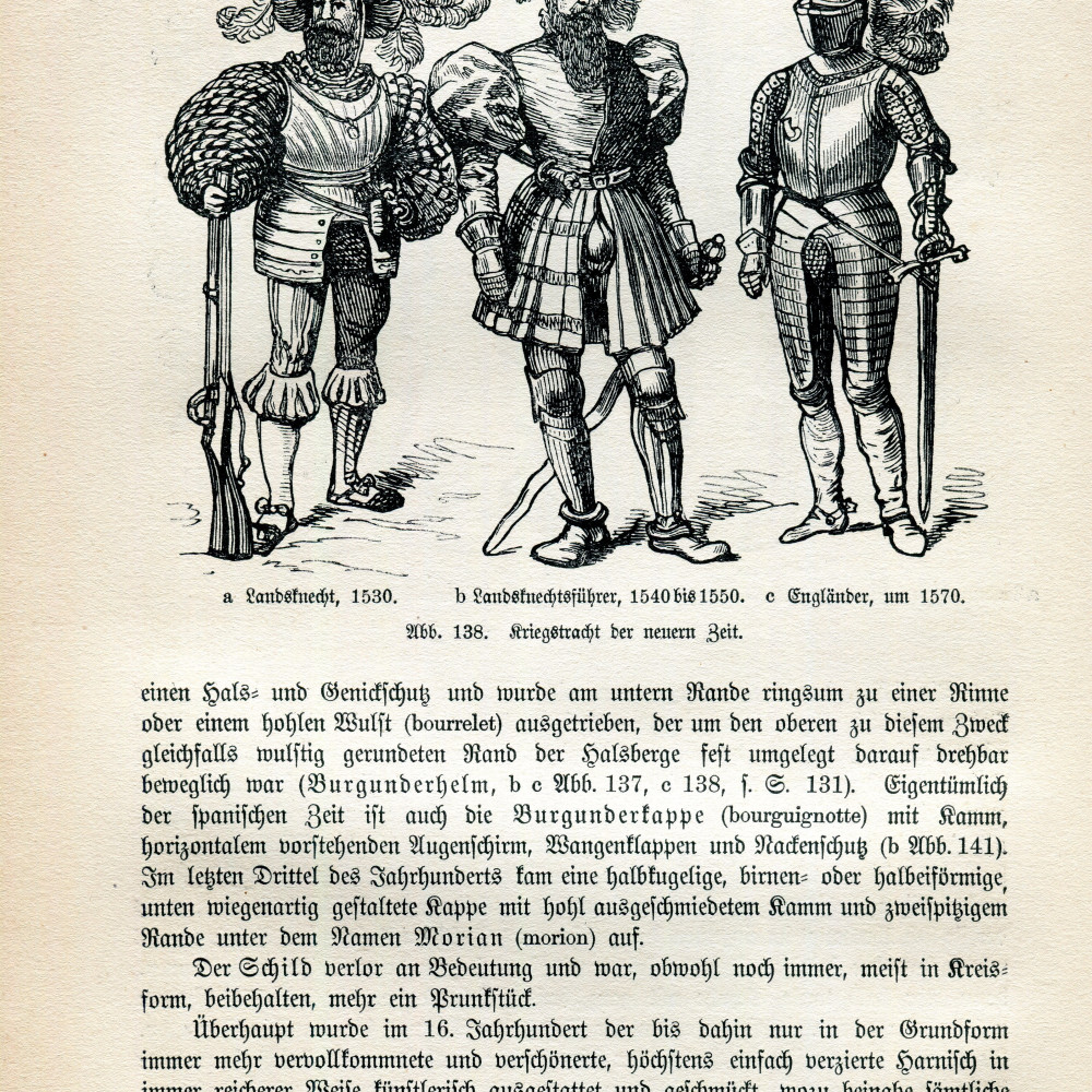 Auszug aus: Wolfgang Quincke, Handbuch der Kostümkunde, Leipzig 1908.