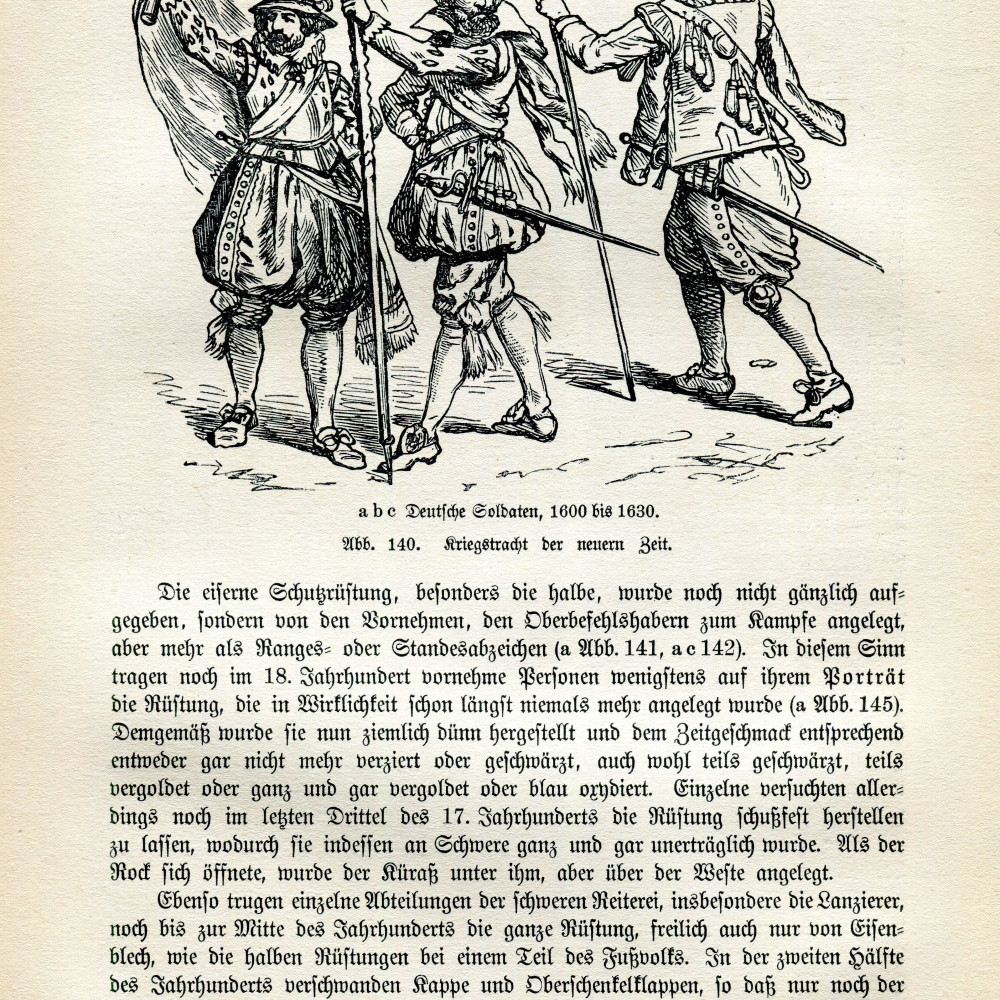 Auszug aus: Wolfgang Quincke, Handbuch der Kostümkunde, Leipzig 1908.