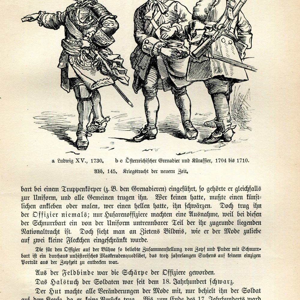 Auszug aus: Wolfgang Quincke, Handbuch der Kostümkunde, Leipzig 1908.