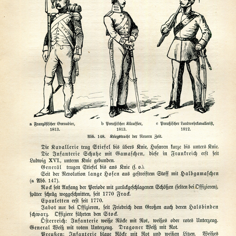 Auszug aus: Wolfgang Quincke, Handbuch der Kostümkunde, Leipzig 1908.