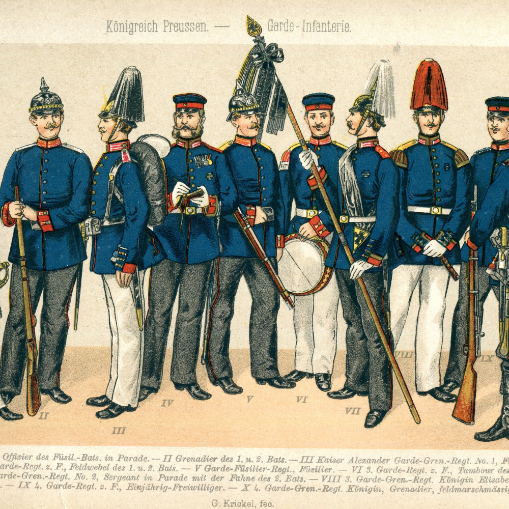 Königreich Preussen - Garde-Infanterie - Tafel 3