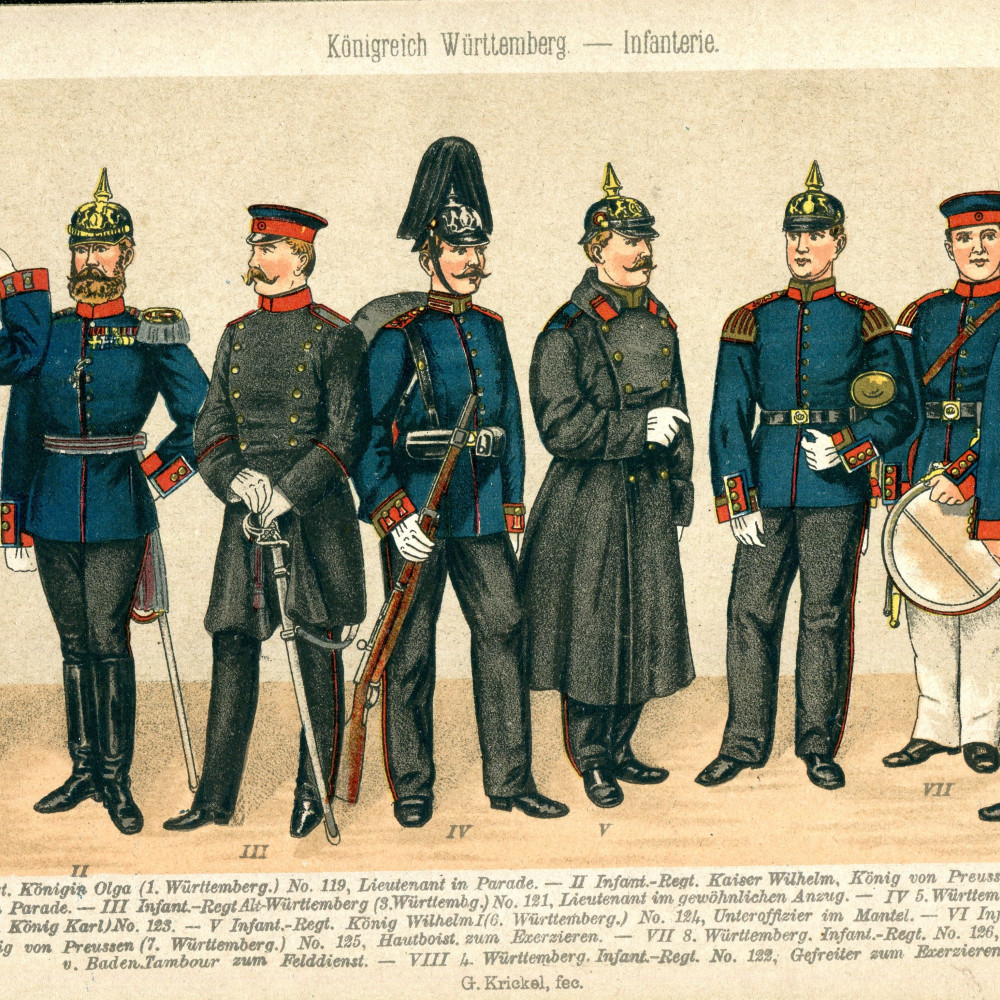 Königreich Württemberg - Infanterie - Tafel 31