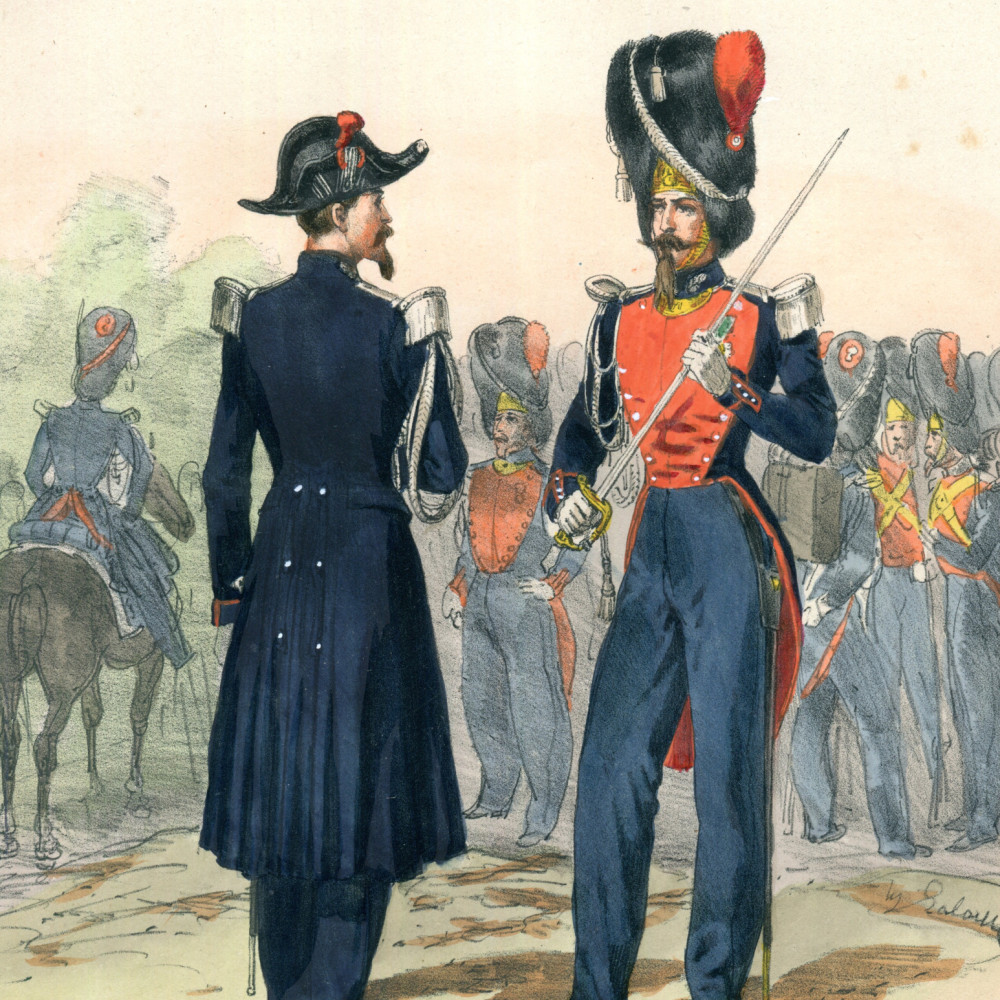 Garde Impériale. Officiers de Gedarmerie.