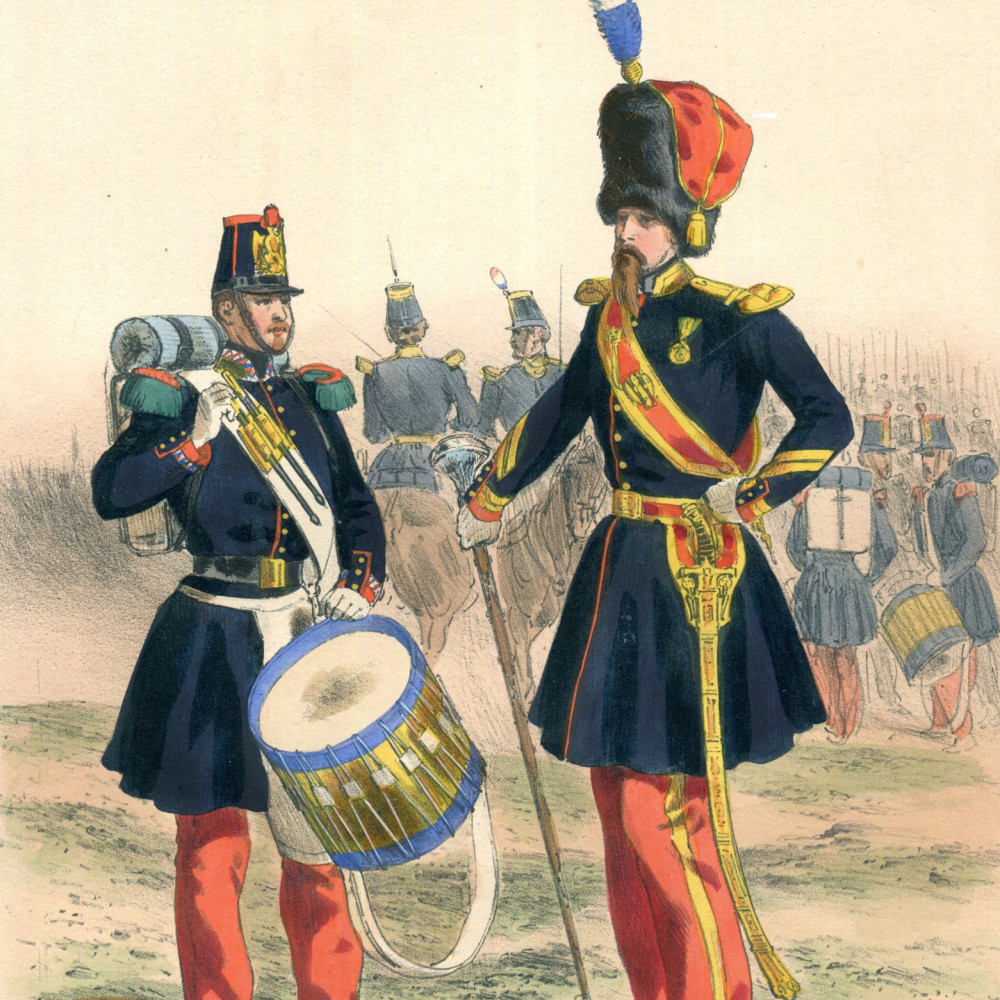 Infanterie de Ligne. Tambour-Major.