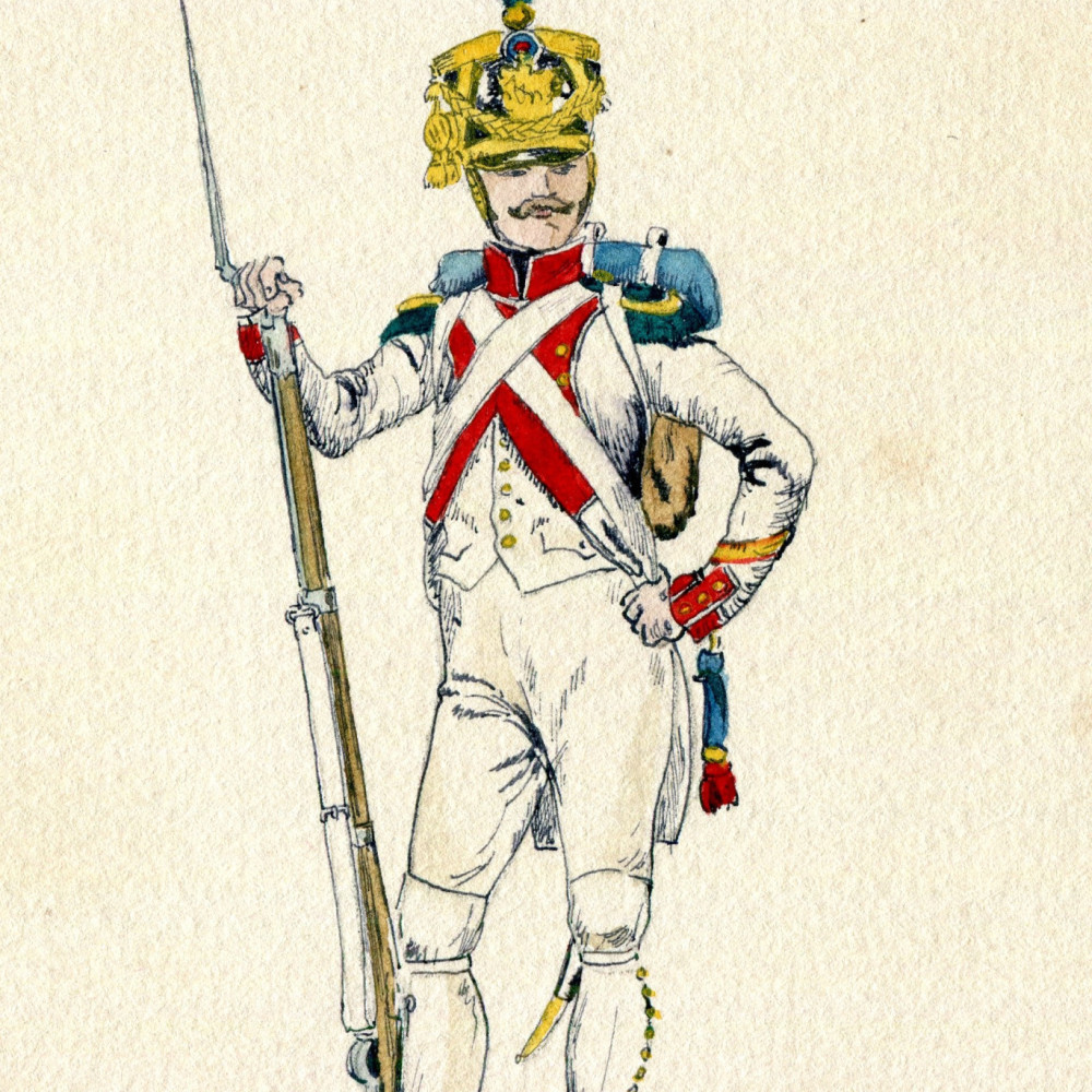 Linien-Infanterie (17. Rgt.) - Unteroffizier (Sergeant) der Volitigeure (1806)