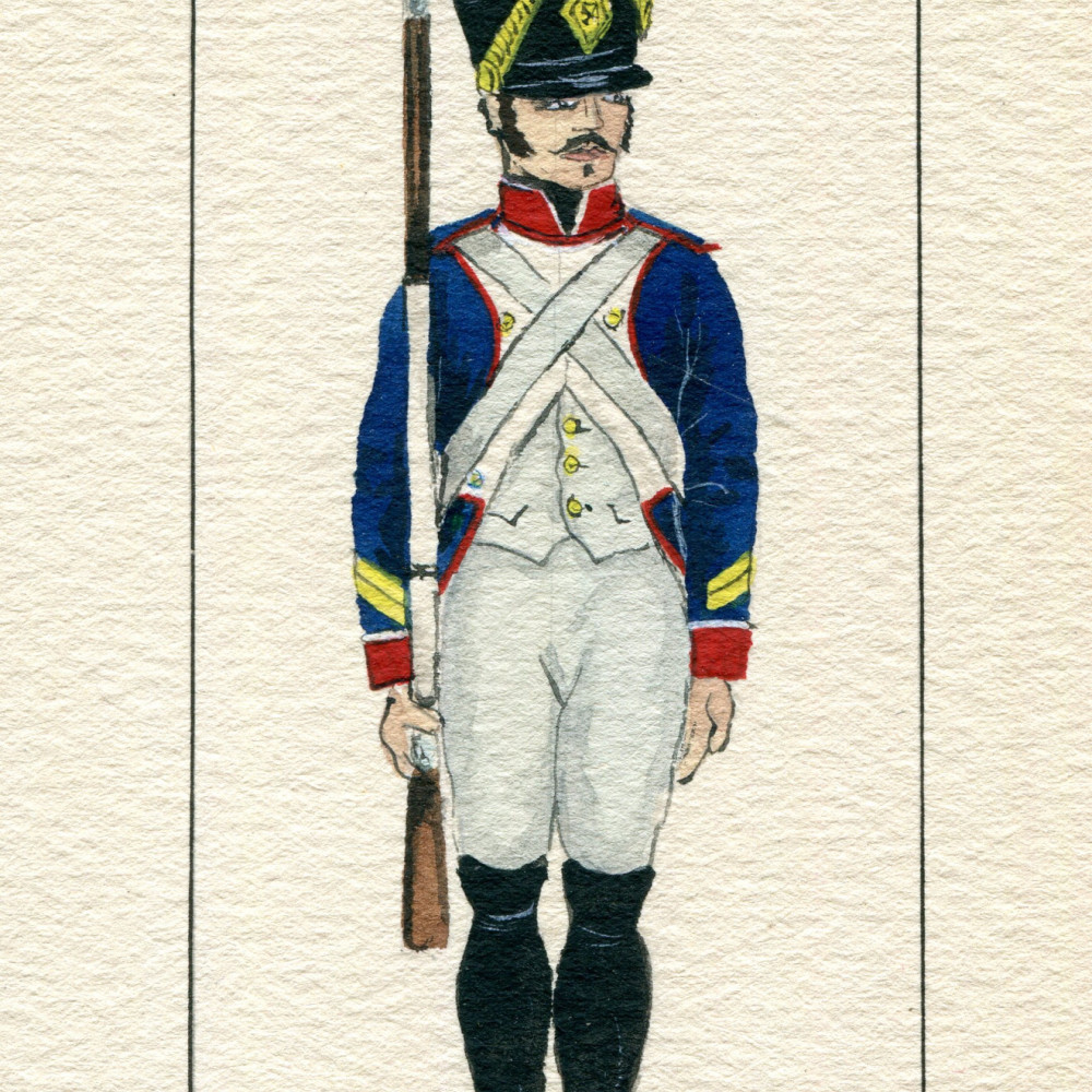 Linien-Infanterie (54. Rgt.) - Korporal der Füsiliere (1811)