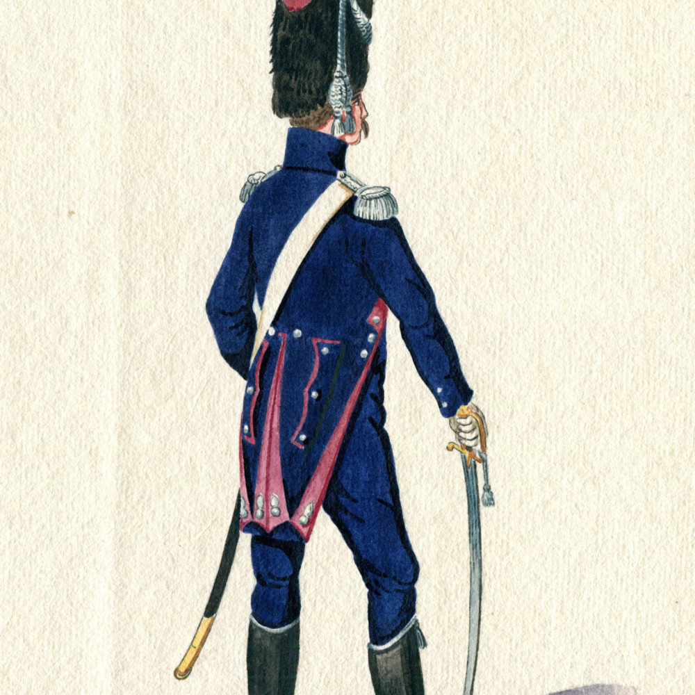 Polen. Offizier der Linien-Infanterie. 1812.