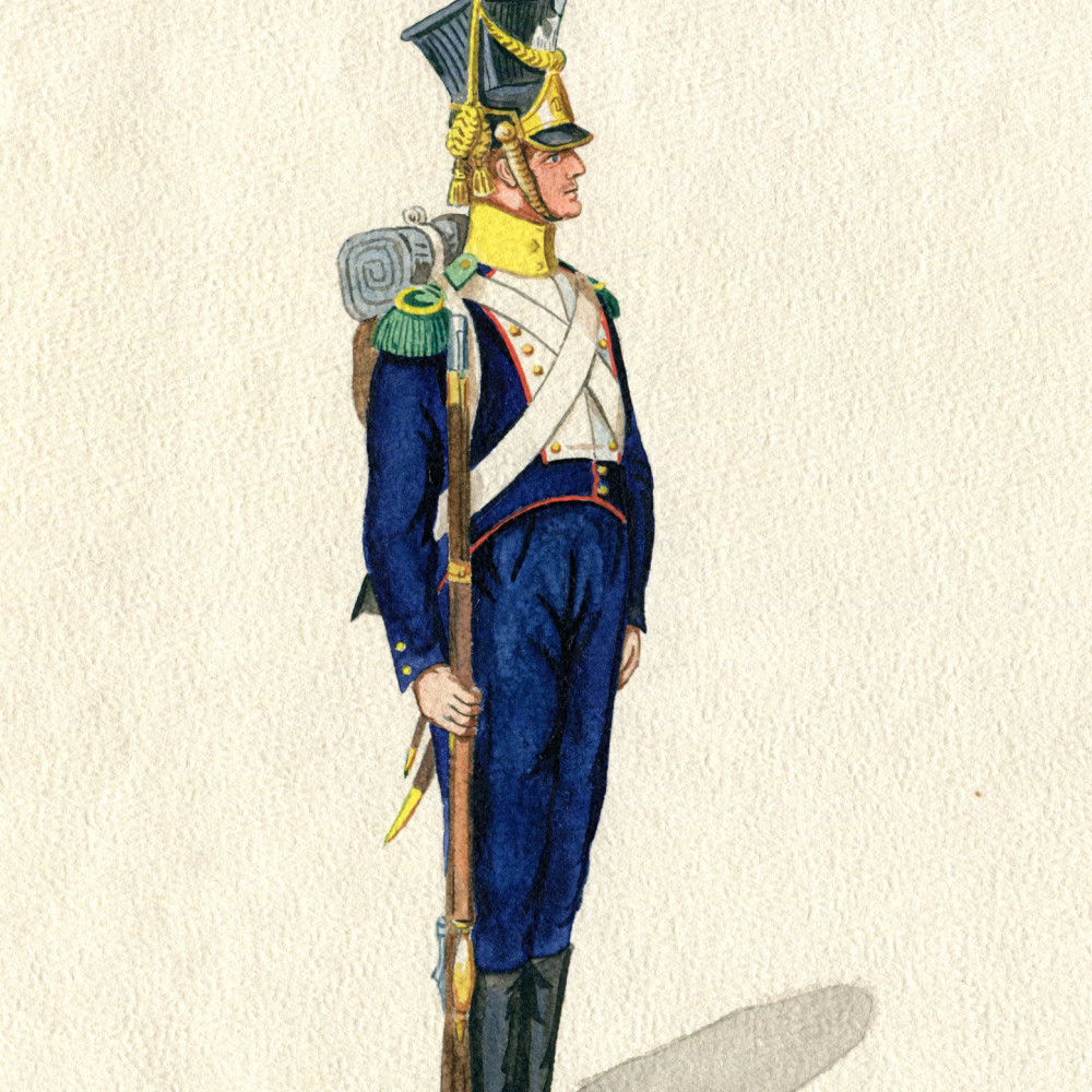 Polen. Voltigeur der Linien-Infanterie. 1812.