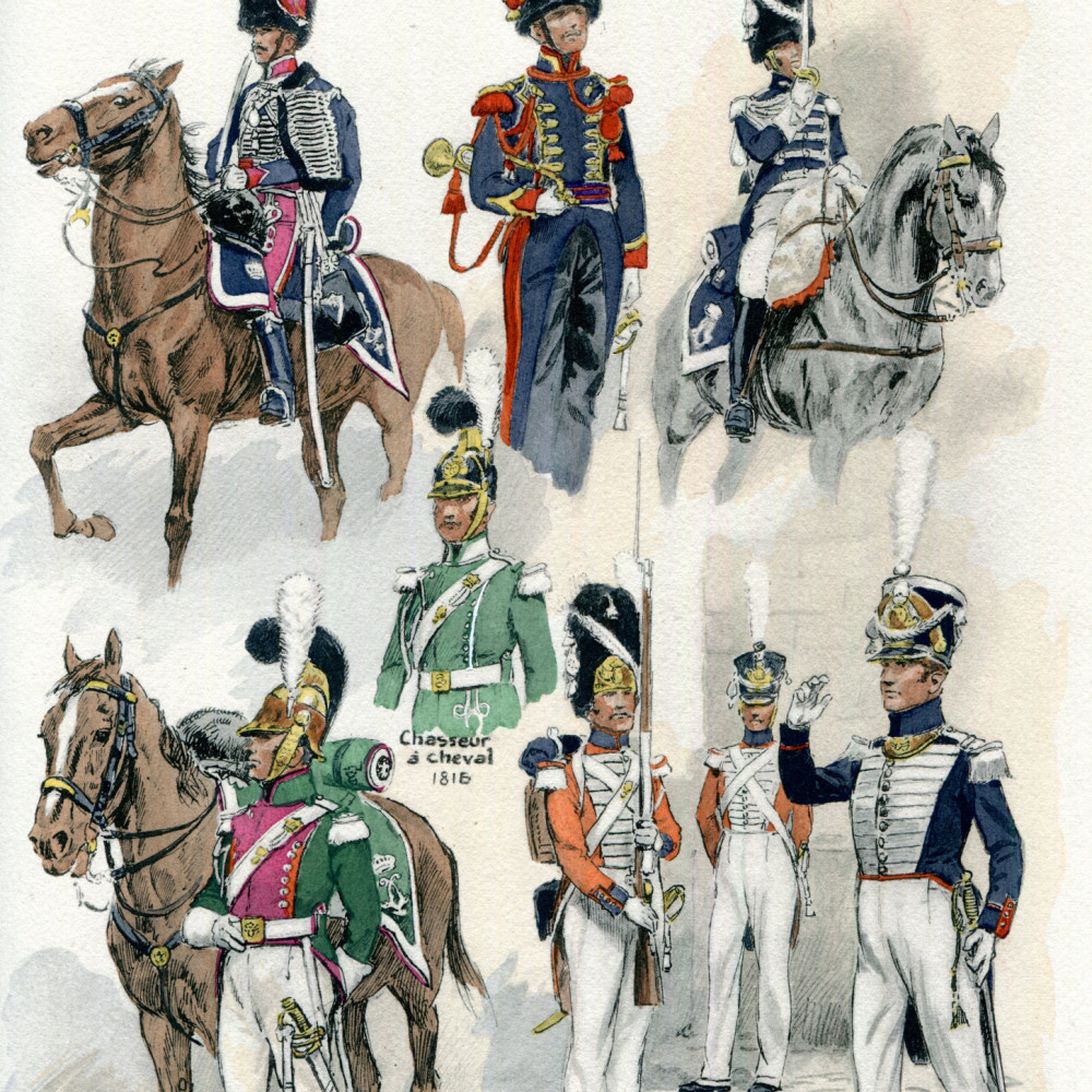 Tafel IX - 1814-1824 - Garde Royale