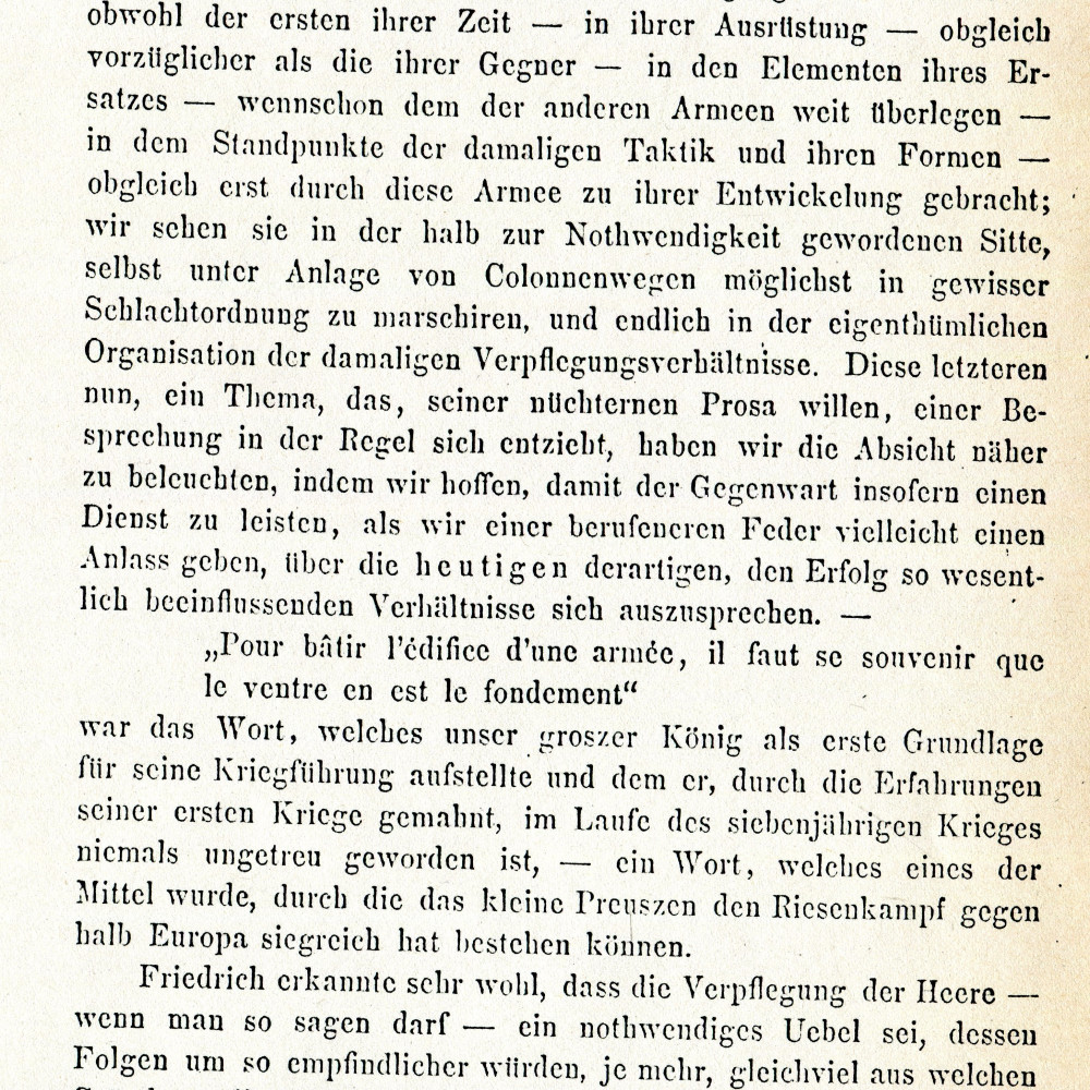 Ueber das Verpflegungswesen im siebenjährigen Kriege, in: in: Jahrbücher für Arme und Marine, Bd. 12 (1894), S. 34.