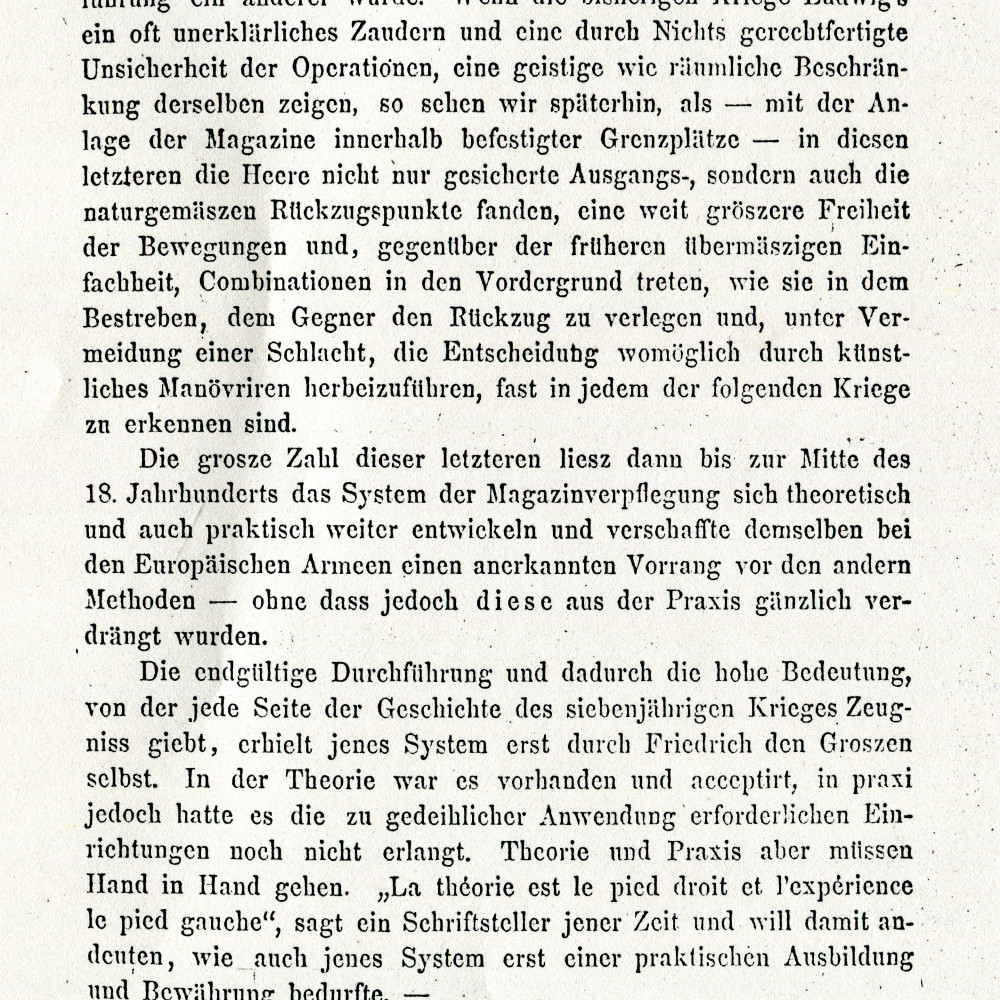 Ueber das Verpflegungswesen im siebenjährigen Kriege, in: in: Jahrbücher für Arme und Marine, Bd. 12 (1894), S. 37.