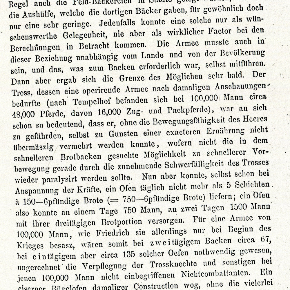 Ueber das Verpflegungswesen im siebenjährigen Kriege, in: in: Jahrbücher für Arme und Marine, Bd. 12 (1894), S. 47.