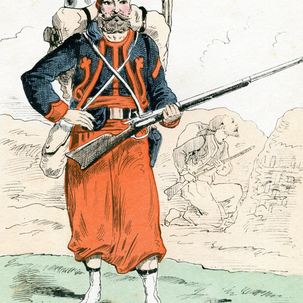 Tafel 15. Zouaves.