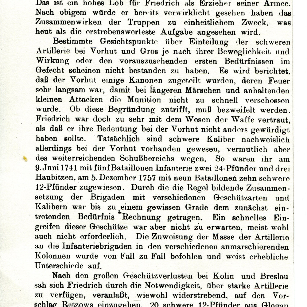 Friedrich der Große, in: Artilleristische Monatshefte, 1912, S. 12.