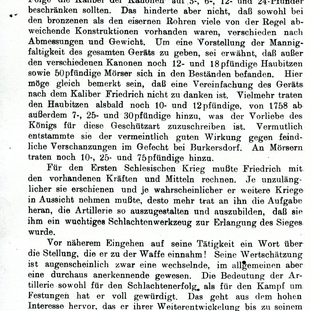 Friedrich der Große, in: Artilleristische Monatshefte, 1912, S. 2.