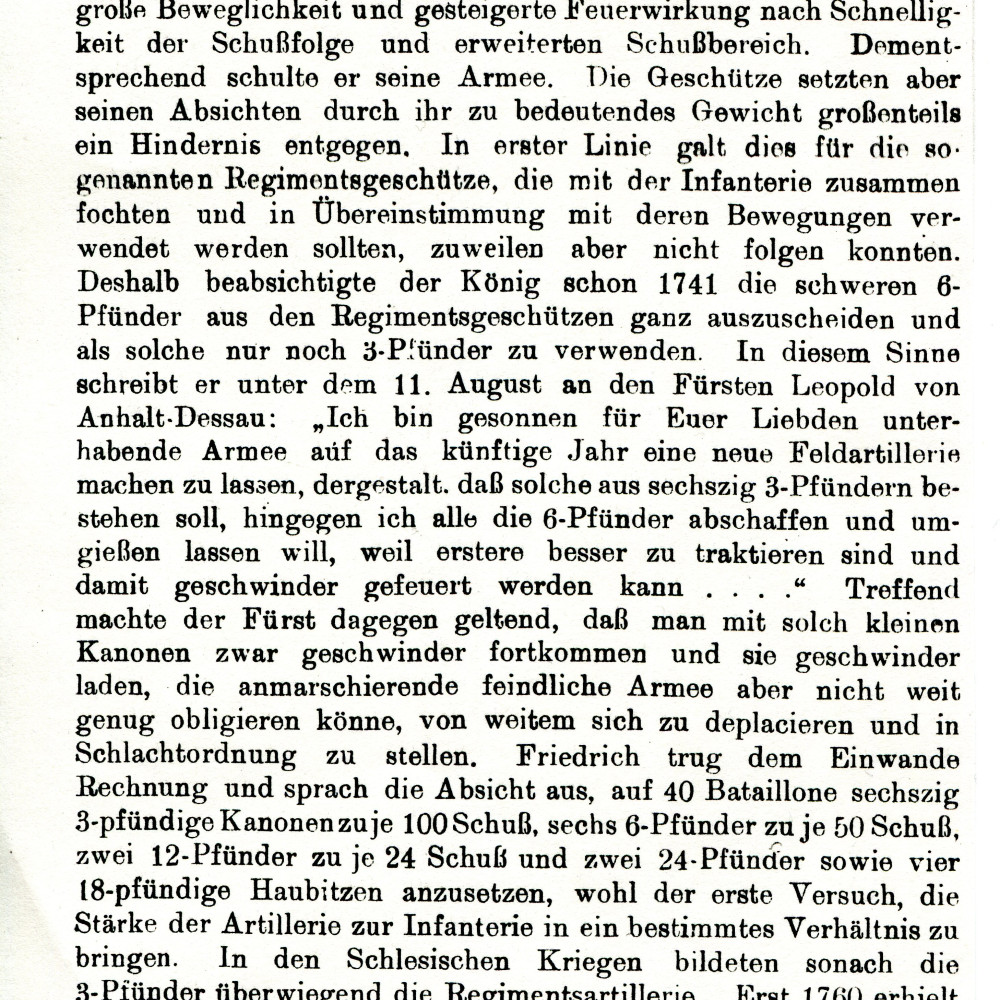 Friedrich der Große, in: Artilleristische Monatshefte, 1912, S. 4.