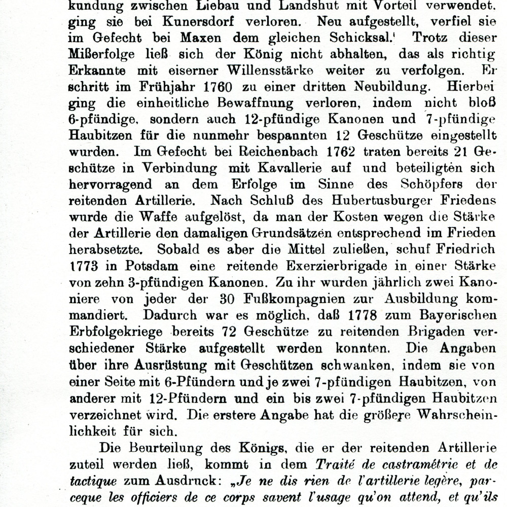 Friedrich der Große, in: Artilleristische Monatshefte, 1912, S. 8.