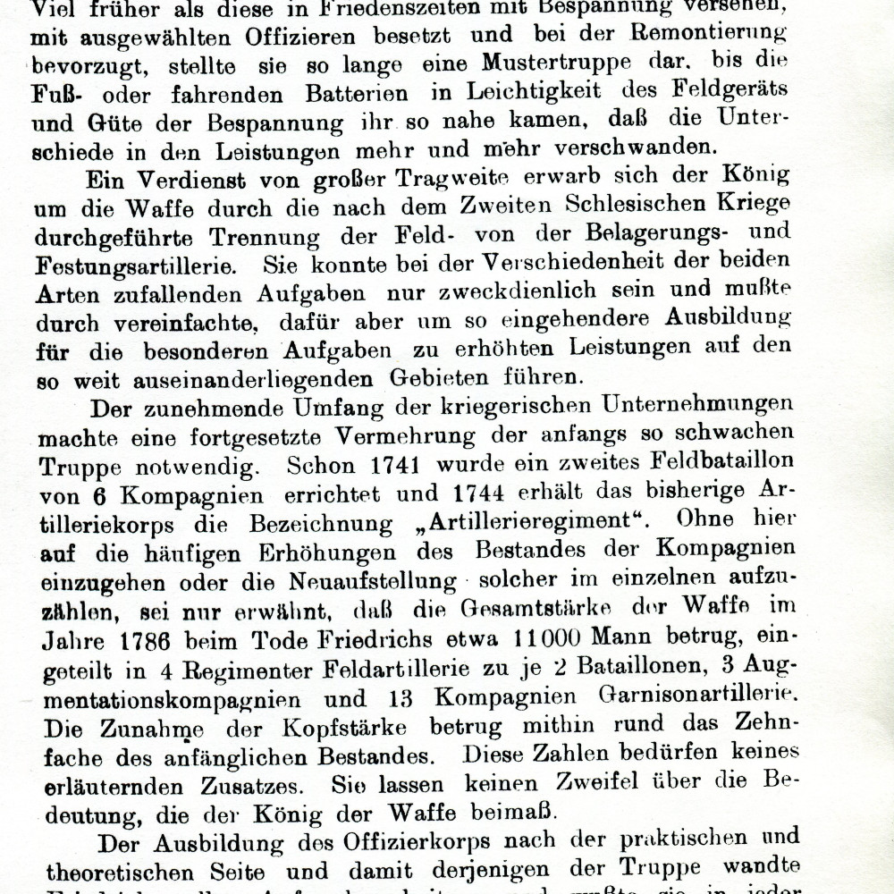 Friedrich der Große, in: Artilleristische Monatshefte, 1912, S. 9.